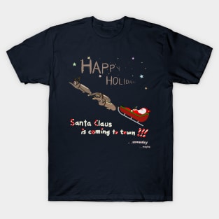 On a sloth sleigh T-Shirt